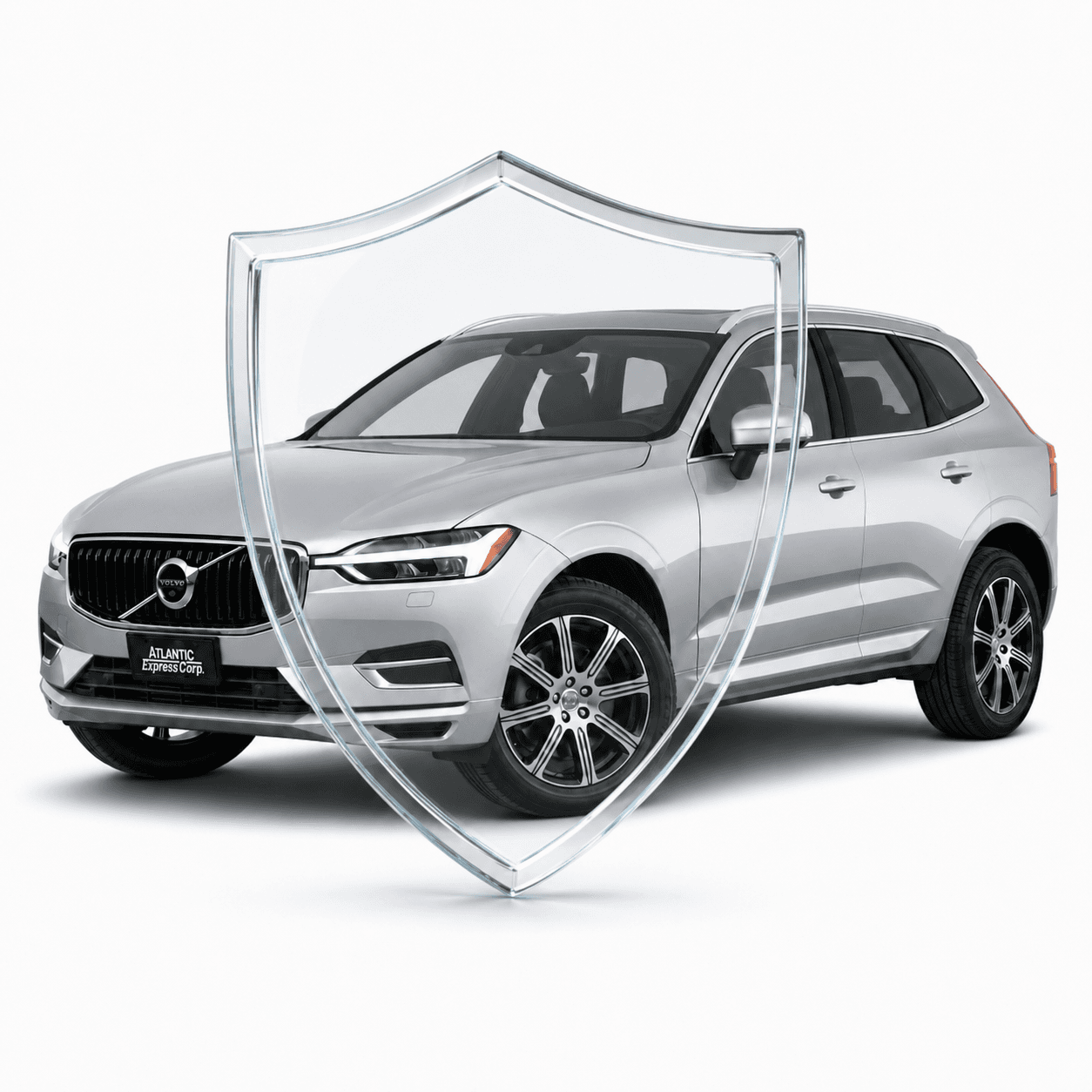 Кросовер Volvo XC60 за прозорим щитом